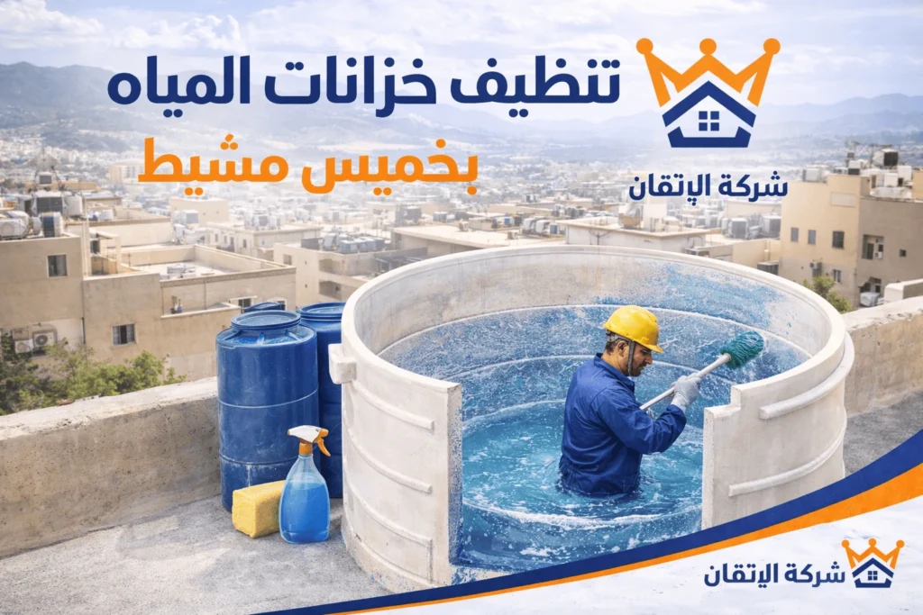تنظيف خزانات المياه بخميس مشيط